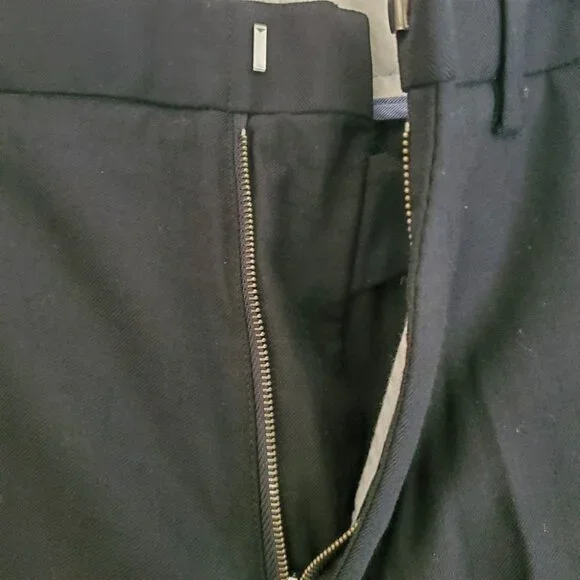 J CREW | Ludlow Black Slim Fit 98% Wool Dress Pants (Size 32) - Picture 5 of 9